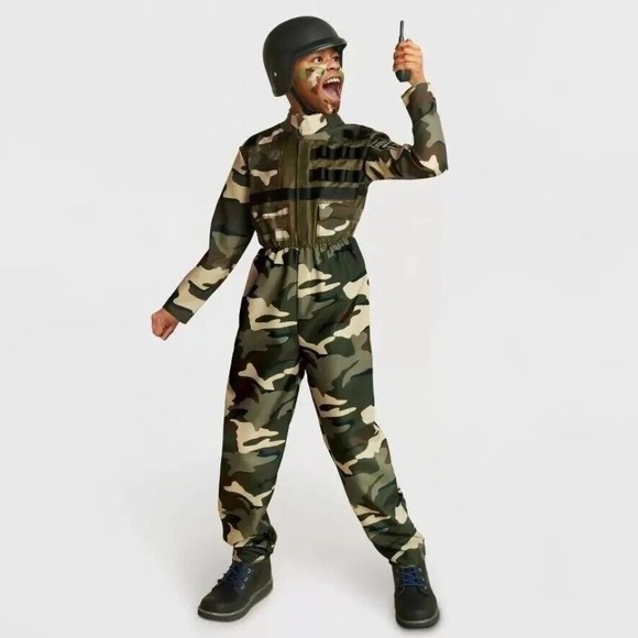 🚩SOLD🚩Kids Soldier costume (M) - Picture 1 of 8